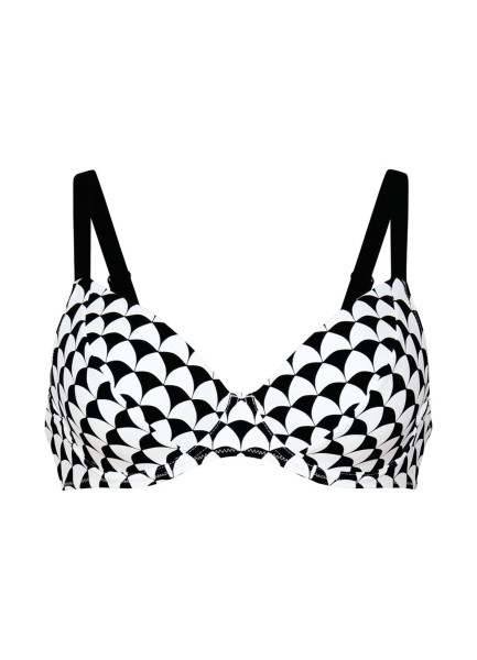 Bikini-Top "Olivia" schwarz-weiß